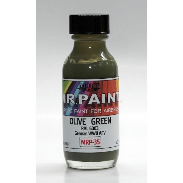 Olive Green RAL6003 German WWII AFV's  (30ml Bottle)  MRP-035