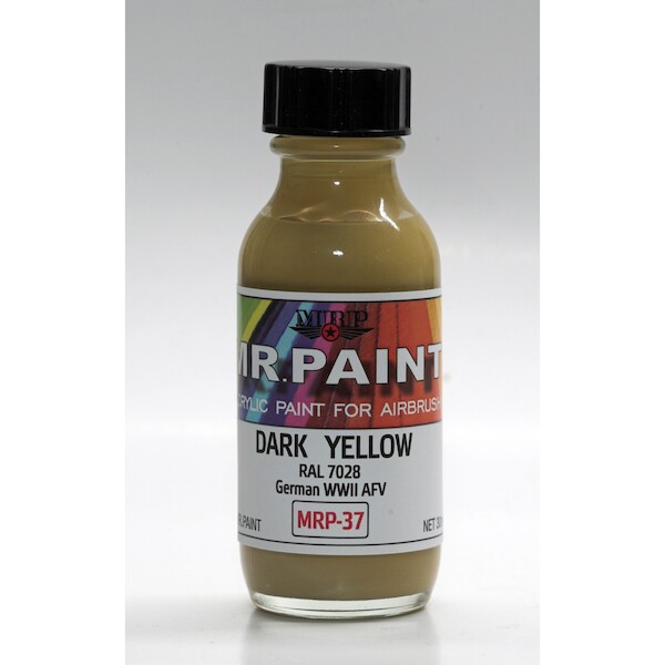 Dark Yellow RAL7028 German WWII AFV's  (30ml Bottle)  MRP-037