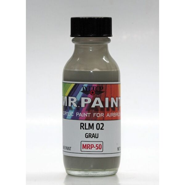RLM02 Grau WWII Germany (30ml Bottle) MRP-050