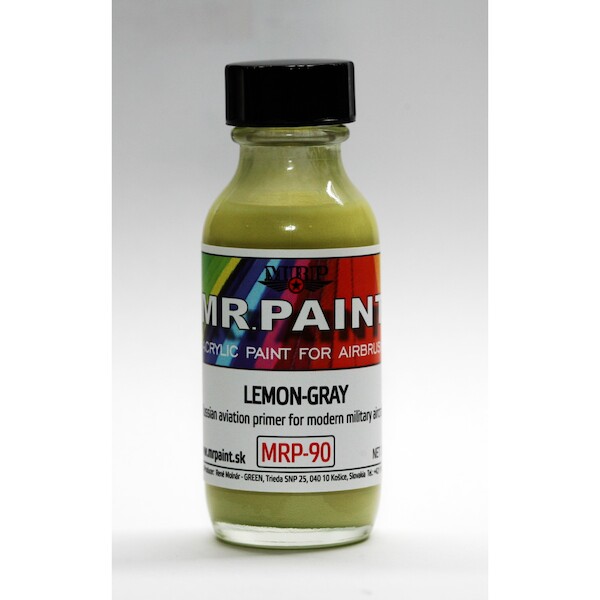 Russian Aviation Primer for modern military aircraft Lemon Grey (30ml Bottle) MRP-090
