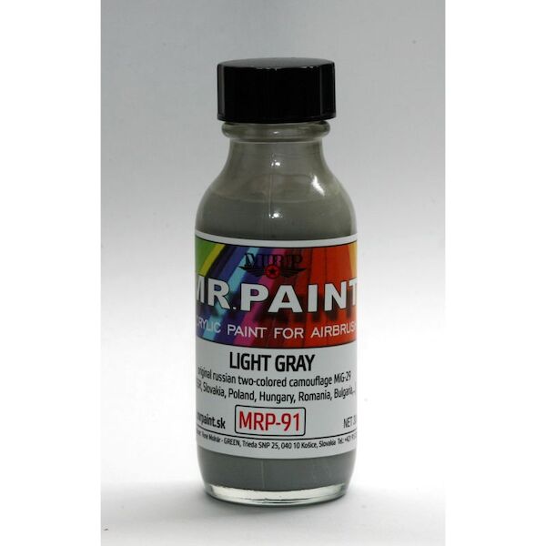 Light Grey, Russian original Two tone camo on MiG29 (30ml Bottle)  MRP-091