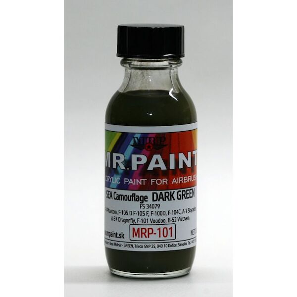Dark Green SEA Camouflage (FS34079) (30ml Bottle) MRP-101