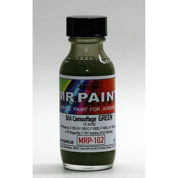 Green SEA Camouflage (FS34102) (30ml Bottle) MRP-102