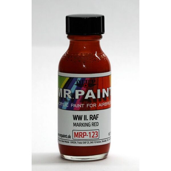 Insignia Red WWII RAF (30ml Bottle)  MRP-123