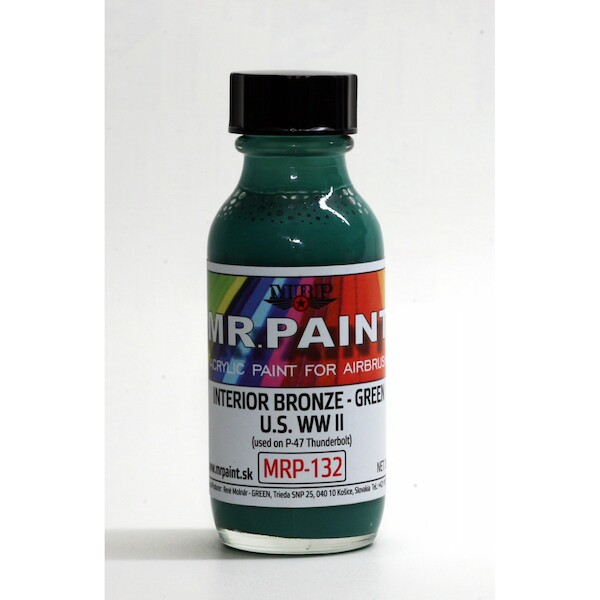 Interior Bronze-green (WWII USA) (30ml Bottle)  MRP-132