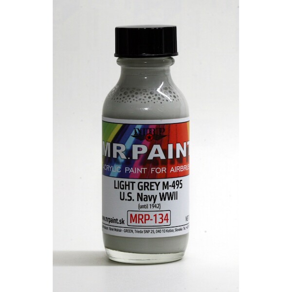 Light Grey (M-495 WWII US Navy Pre 1942) (30ml Bottle)  MRP-134