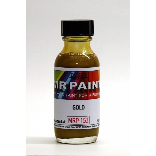 Gold Metallic (30ml Bottle)  MRP-153