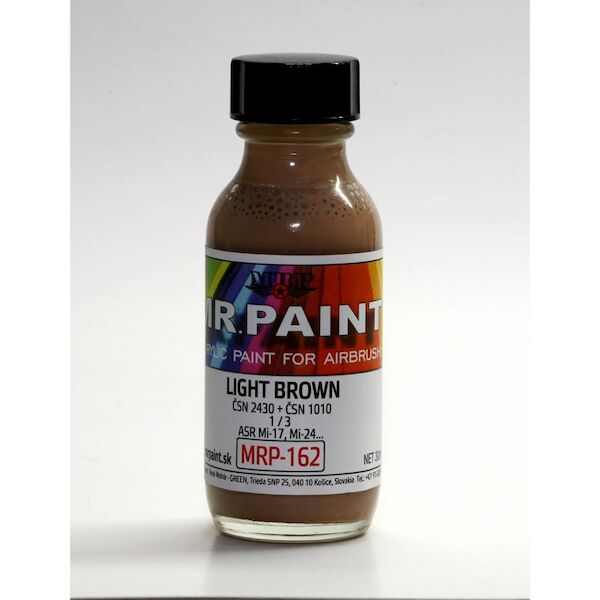 Light Brown for Slovak Mi17, Mi24 etc...3 tone camo  (30ml Bottle)  MRP-162