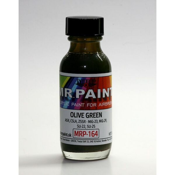 Olive Green ParPac 5 tone camo (MiG23, MiG29,Su22, Su25  (30ml Bottle)  MRP-164