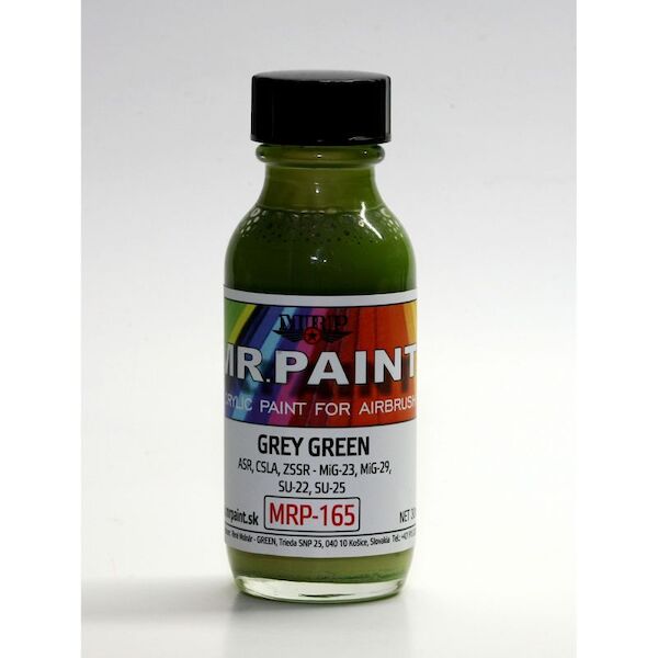 Grey Green WarPac 5 tone camo (MiG23, MIG29, Su22, Su25  (30ml Bottle)  MRP-165