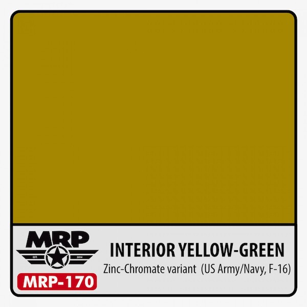 Interior Yellow-Green Zinc-Chromate Variant (US Army, Navy , F16)  MRP-170