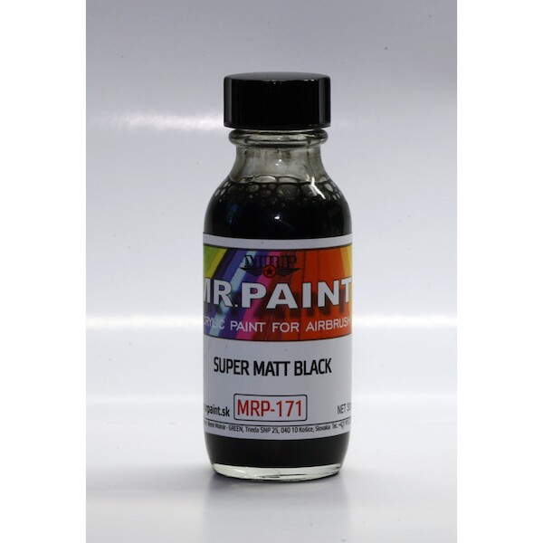 Super Matt Black (30ml Bottle)  MRP-171