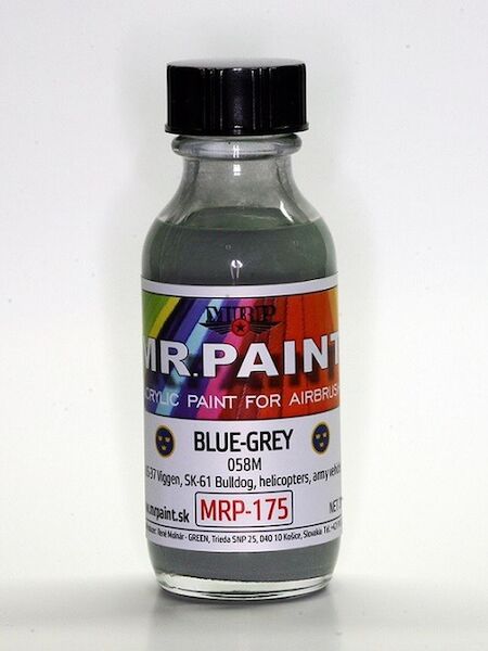 Swedish Army Blue Gray 058M (30ml Bottle)  MRP-175