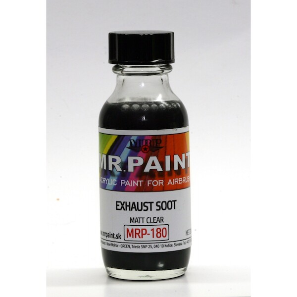 Exhaust soot Matt Clear (30ml Bottle)  MRP-180