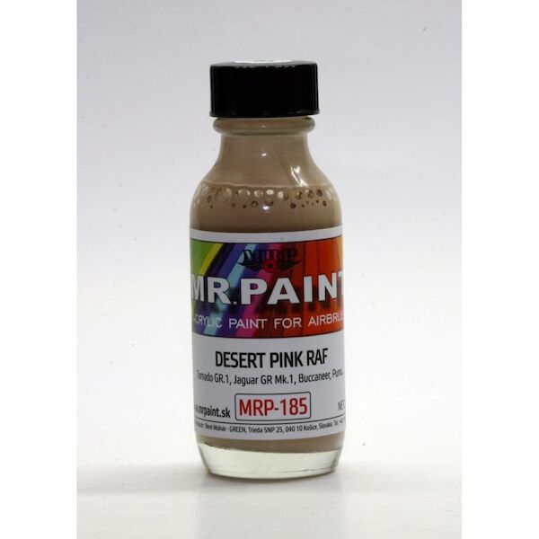 Desert Pink RAF for Jaguar, Tornado,Puma and Buccaneer (30ml Bottle) MRP-185