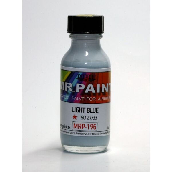 Light Blue for pale 3-tone camouflage Su27 and Su33 (30ml Bottle) MRP-196
