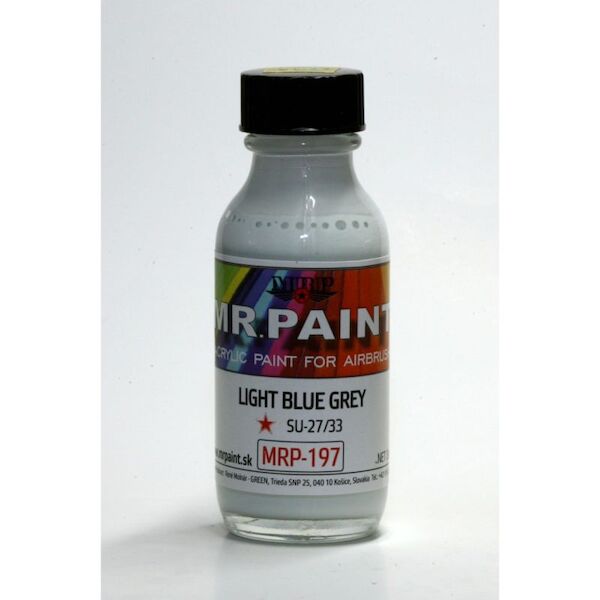 Light Blue Grey for  pale 3-tone camouflage Su27 and Su33  (30ml Bottle)  MRP-197