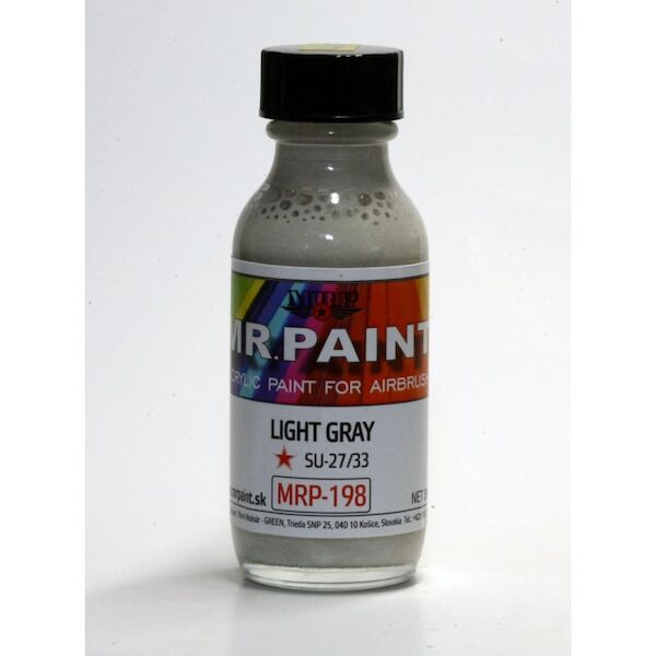 Light Grey for pale 3-tone camouflage Su27 and Su33 (30ml Bottle) MRP-198