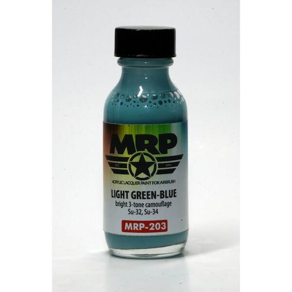 Light green Blue for bright 3-tone camouflage Su32, Su34 (30ml Bottle) MRP-203