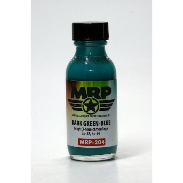 Dark green Blue for bright 3-tone camouflage Su32, Su34 (30ml Bottle) MRP-204