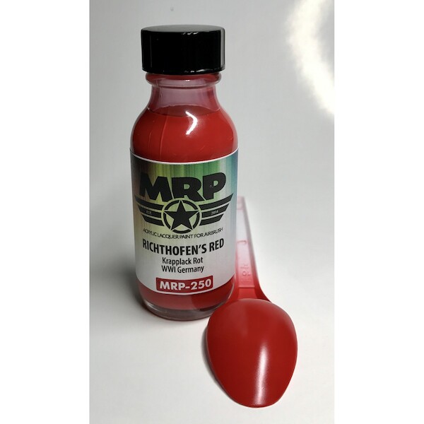 Richthofens red "Krapplack Rot" (30ml Bottle) MRP-250