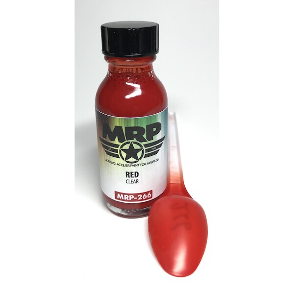 Red - Clear (30ml Bottle)  MRP-266