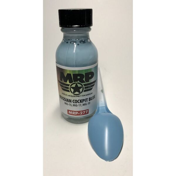 Russian Cockpit Blue for MiG15, Mig17, Mig19  (30ml Bottle)  MRP-277