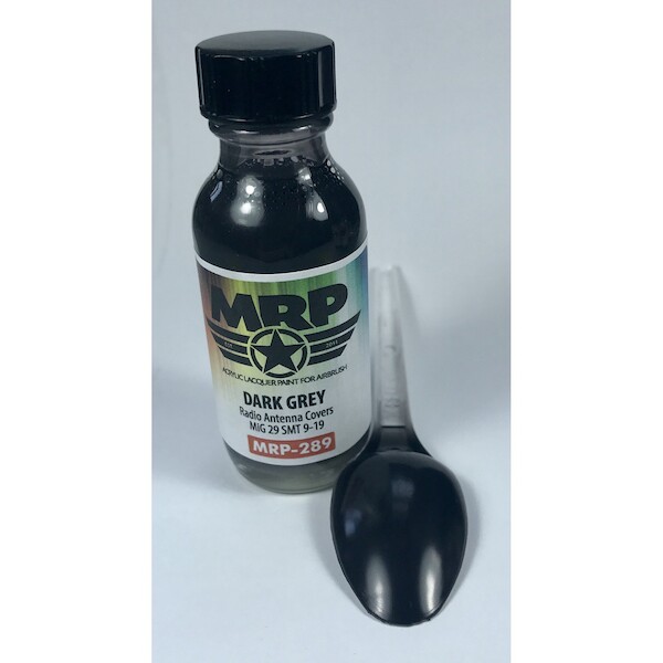 MiG29SMT Dark Grey (Radio Antenna Covers) (30ml Bottle)  MRP-289