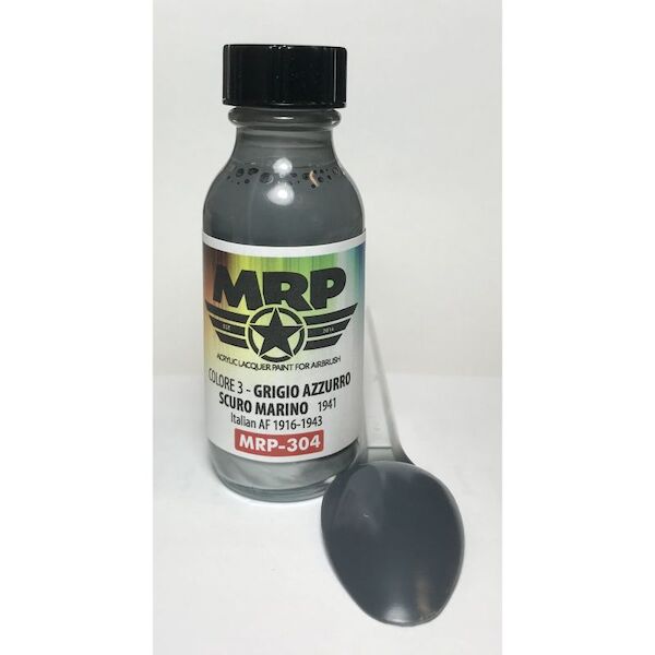 Colore 3 Grigio Azzurro Scuro Marino 1941 Italian AF 1916-1943 30ml Bottle) MRP-304