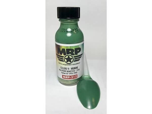 Colore 9 - Verde, also Verde Mimetico 1936 Italian AF 1916-1943 30ml Bottle)  MRP-312