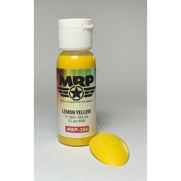 Lemon Yellow ANA505 / FS13655 US Navy Pre WW2 (30ml Bottle) MRP-386