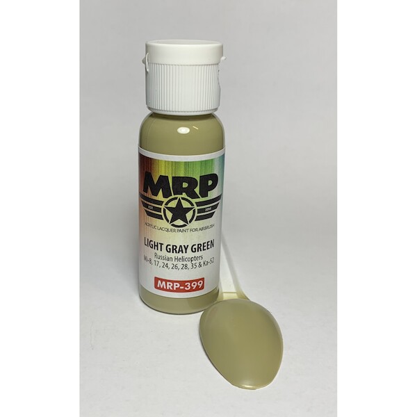 Light Gray Green Russian helicopters Mi8, Mi24, Mi26 etc. (30ml Bottle)  MRP-399