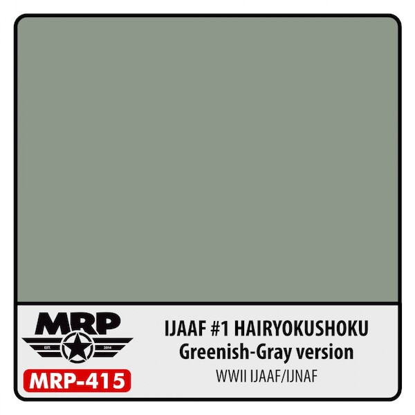 IJAAF #1 Hairyokushoku (Greenish Gray Version)(30ml Bottle) MRP-415