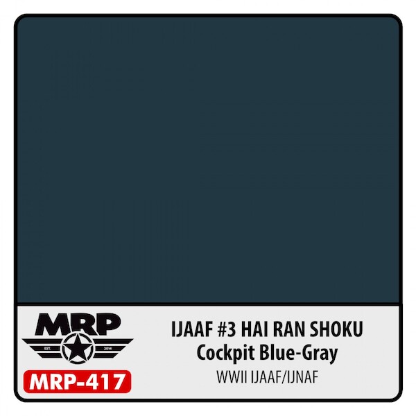 IJAAF #3 Hai Ran Shoku (Cockpit Blue-Gey)(30ml Bottle)  MRP-417