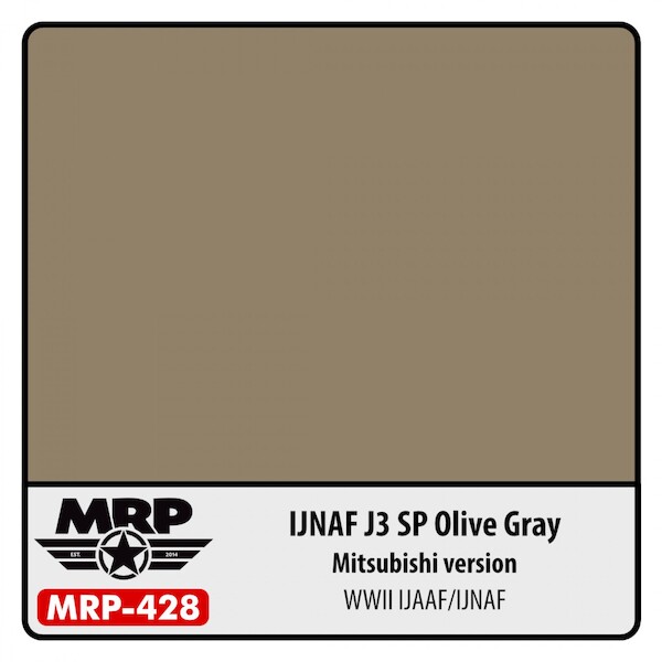 IJNAF J3 SP Olive Gray (Mitsubishi Special Paint) (30ml Bottle) MRP-428
