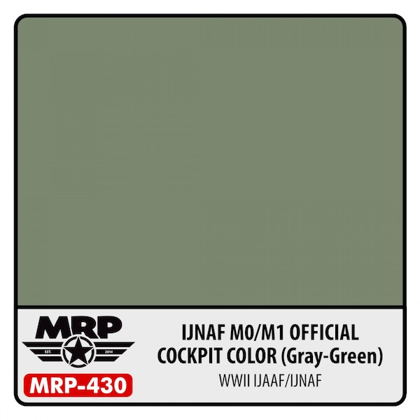 IJNAF M0/M1 Official Cockpit Color (Gray Green)(30ml Bottle) MRP-430