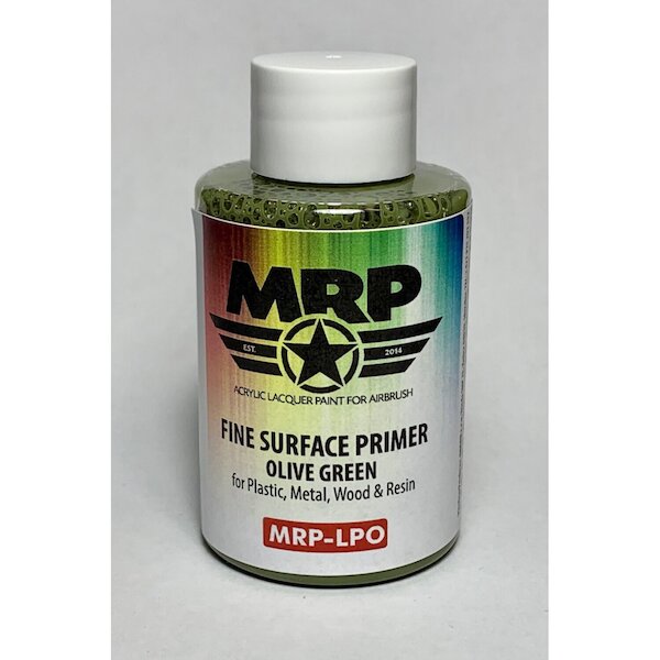 MR. Paint Fine surface Primer for Plastic, Metal, Wood and Resin - Olive green  MRP-LPO