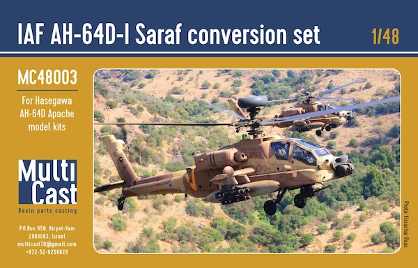 Israeli AF AH64D-1 Saraf Conversion kit (AH64D Hasegawa) MC-48003