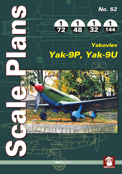 Scale Plans Yakovlev Yak9P, Yak9U  9788365958013