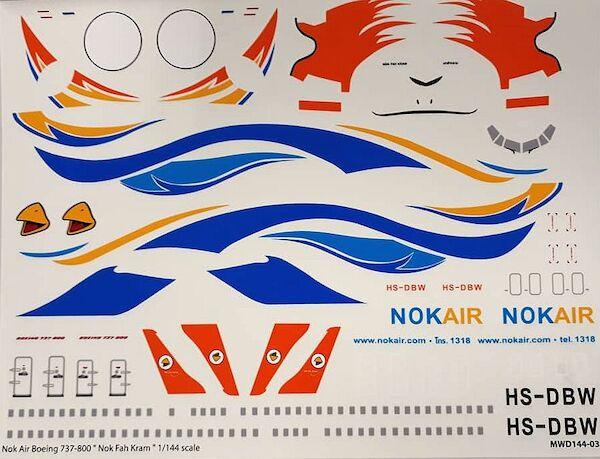 Boeing 737-800 (NOK Air "Noh Fah Kram") mwd144-003