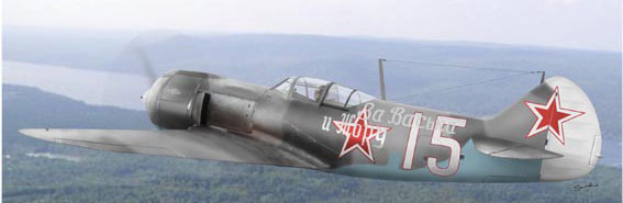 Lavochkin La5FN Control surfaces C73/48