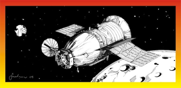 Zond Spacecraft (7K-L1)  - Soviet Manned Lunar Spacecraft  NW020