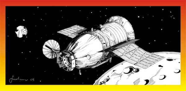 Zond Spacecraft (7K-L1) - Soviet Manned Lunar Spacecraft NW020