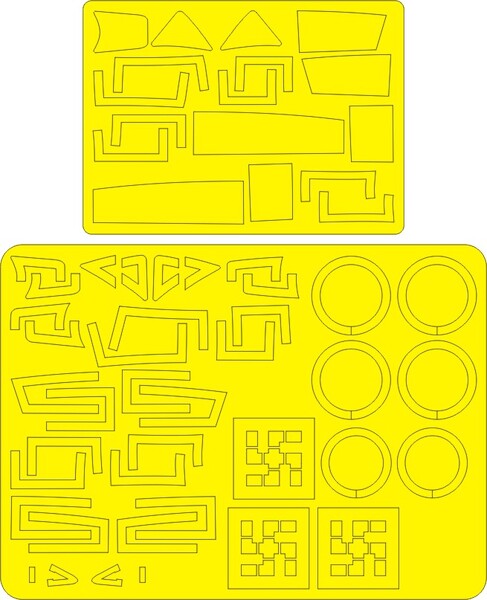 Messerschmitt Me262B-1/U-1 Airbrush Masks EXPERT (Revell)  NWAM0095