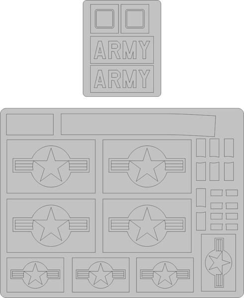 H-21C Shawnee Vietnam marking Airbrush Masks (Italeri) NWAM0099