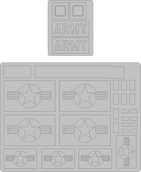 H-21C Shawnee Vietnam marking Airbrush Masks (Italeri)  NWAM0099