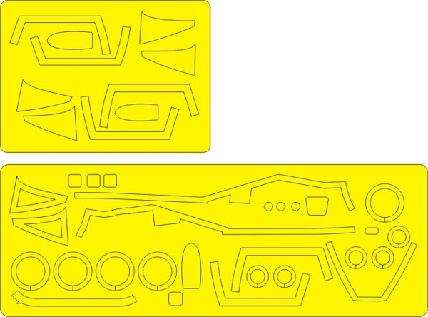 RF101A Voodoo Airbrush Masks -EXPERT- (Valom) NWAM0141