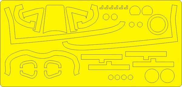 North American P51D/K Miustang Airbrush Masks - BASIC - (Airfix)  NWAM0198