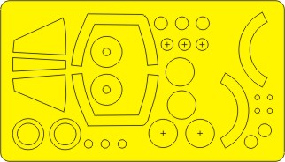 IAI Kfir C2/C7 Airbrush Masks - BASIC - (AMK) NWAM0245