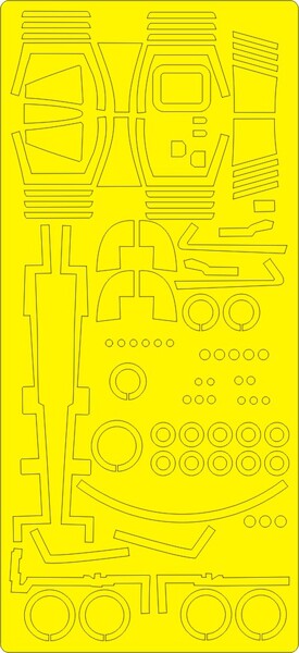 Lockheed TF104 Starfighter (G,D.DJ) Airbrush Masks - ADVANCED - (Hasegawa) NWAM0247